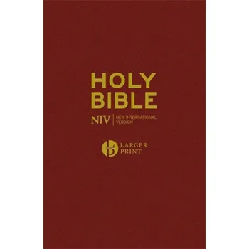 NIV Larger Print Burgundy Hardback Bible – New International Version (EN)
