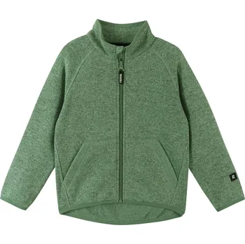 Dívčí oblečení REIMA dětská fleecová mikina Hopper Green Clay vel. 128 cm