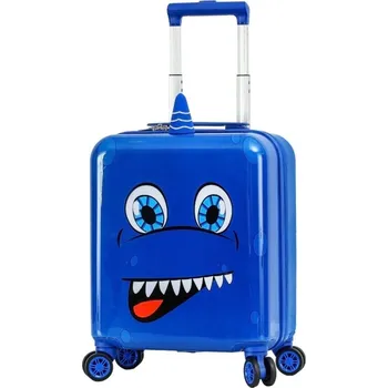 Dětský kufr Snowball Žralok 4W SX 32018S-48-05
