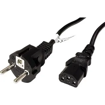 Napájecí kabel goobay Kabel síťový, CEE 7/7(M) - IEC320 C13, s přímou vidlicí, 3m, černý (96036) - 19.92.0021