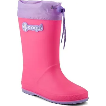 Dětská treková obuv Coqui Rainy Collar Jr wellingtons 8509-100-3602 32