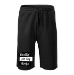 Kraťasy s vlastním potiskem Barva: Černá, Velikost: M