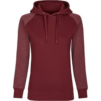 Dámská mikina Miners mate Dámská mikina MY621 Burgundy-Heather Burgundy XXL