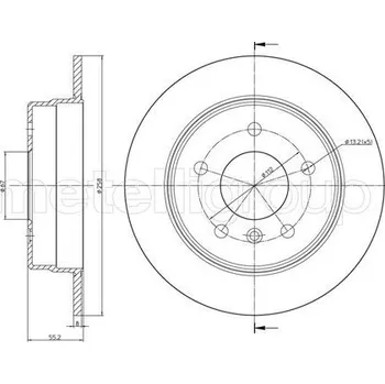 Brzdový kotouč Brzdový kotouč METELLI 23-0599C