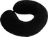 Cestovní polštářek Cestovní polštář na krk croissant 31 x 28 x 8 cm černý