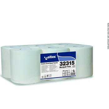 Celtex 32315 Maxipull, 2 vrstvý ručník středové odvíjení extra bílý, 6 rolí, M2