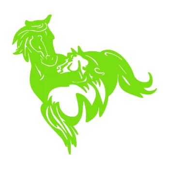 Samolepící dekorace SAMOLEPKA Koníci 007 levá klisna s hříbětem (04 - zelená kawasaki) NA AUTO, NÁLEPKA, FÓLIE, POLEP, TUNING, VLASTNÍ TEXT, TISK, AUTOSAMOLEPKY.cz, POLEPY, OBRÁZEK, LOGO, SAMOLEPKY