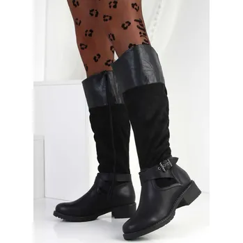 Dámské kozačky Super in Vysoké kozačky na podpatku 6846B Velikost: 38