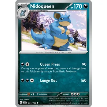 Sběratelská karetní hra Pokémon TCG Nidoqueen 031/165