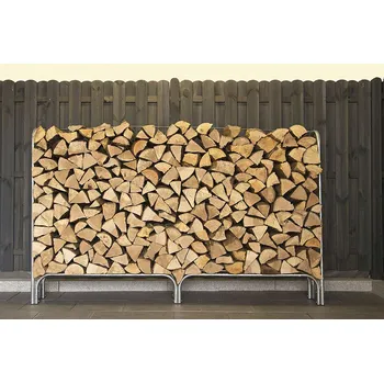 Limes - stojan na palivové dřevo s variabilní výškou - SDV 321, (233 x 25 x 156-222 cm)