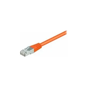 Síťový kabel Vybavte 605577 Cat6 Patch Cable Cable RJ45 Konektor na RJ45 Plug Cat. 6 s/ftp hf 0,5 m oranžová