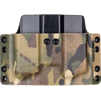 Příslušenství pro sportovní střelbu RH Holsters OWB - Glock 17/19/19X/45 - vnější kydexové pouzdro na 2 zásobníky - plný sweatguard - multicam/černá Umístění pouzdra: Pravý bok (levák)
