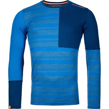 Ortovox 185 Rock'N'Wool Long Sleeve M VÝPRODEJ Velikost oblečení: XL / Barvy: just blue
