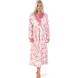Dámský župan 2556 3302 Flora - Vestis bílá s růžovou XL