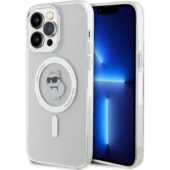 Pouzdro na mobilní telefon Karl Lagerfeld MagSafe IML Choupette pro Apple iPhone 15 Pro Max transparentní