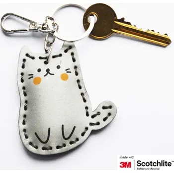 Reflexní přívěšek - kočka 3M