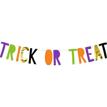 Trick or treat girlanda