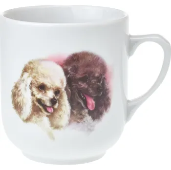 Český porcelán, Dubí Hrnek Trojka dvojice pejsků dekor č. 3 - 300 ml