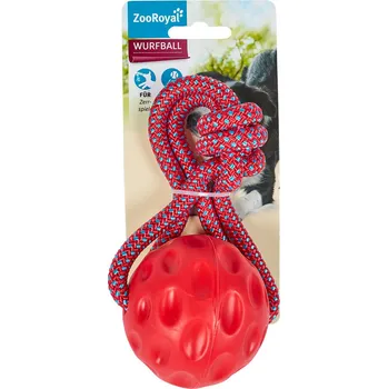 Hračka pro psa ZooRoyal hrací míček na laně