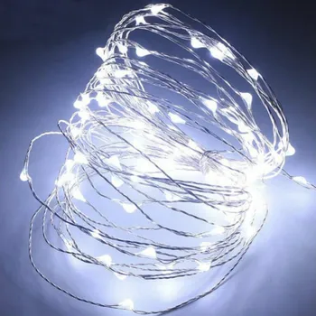 Vánoční dekorace Dekorační řetěz s 20 LED diodami - 2 m Barva: bílá