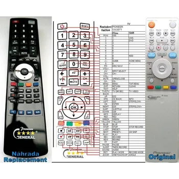 Dálkový ovladač PIONEER VXX3071 - kompatibilní značkový dálkový ovladač General