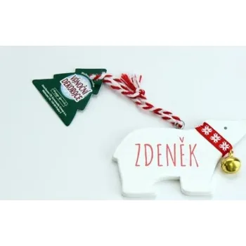 Vánoční dekorace Vánoční dekorace lední medvěd ZDENĚK - neuveden
