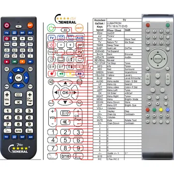 Dálkový ovladač LUMATRON RC-49 - kompatibilní značkový dálkový ovladač General