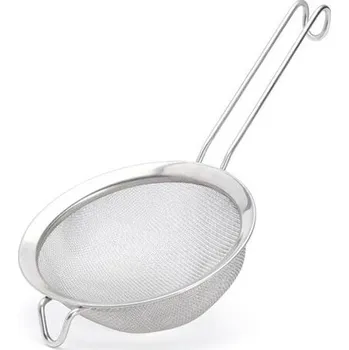 Cedník a síto ST.STEEL ROUND STRAINER O16 CM L.37 CM