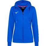 Dámská bavlněná mikina Mizuno Sweat Hoodie se zipem modrá Velikost: 3XL