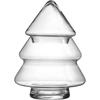 Dóza na potraviny Muurla Skleněná dóza stromek 20cm