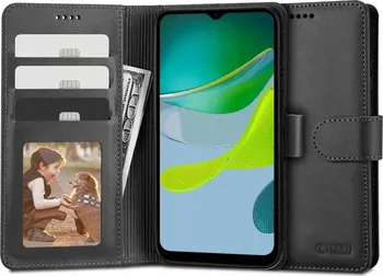 Pouzdro na mobilní telefon Tech Protect Wallet pro Motorola Moto E13 černé