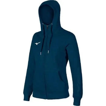 Dámská mikina Dámská bavlněná mikina Mizuno Sweat Hoodie se zipem navy Velikost: S