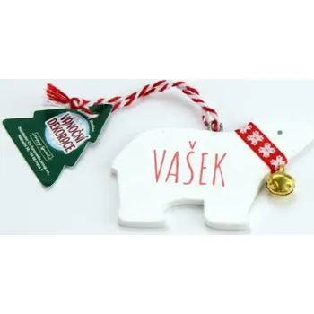 Vánoční dekorace Vánoční dekorace lední medvěd VAŠEK - neuveden