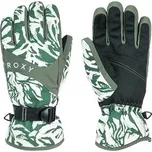 Roxy dámské zimní rukavice Jetty Glov Dark Forest Wild | Zelená | Velikost M