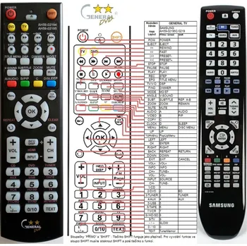 Dálkový ovladač SAMSUNG AH59-02194B, AH5902195C - dálkový ovladač duplikát