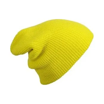 Čepice Daiber - čepice Zimní čepice - Knitted Long Beanie Barva: Žlutá