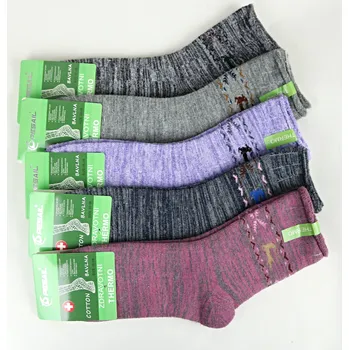 Dámské ponožky PESAIL Dámské zdravotní bavlněné termo ponožky vz.43 Velikost: 35 - 38