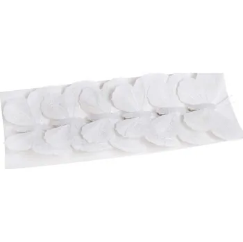 Velikonoční dekorace Motýl bílý vzorovaný - malý - 8 cm