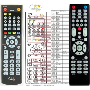 EAGET M9 - kompatibilní značkový dálkový ovladač General