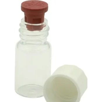 Lékovka 3 ml čirá lékovka + lyo zátka + uzávěr 349