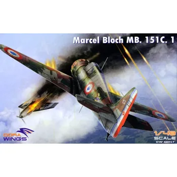 Plastikový model 1:48 Marcel Bloch MB-151C.1 (4x camo)