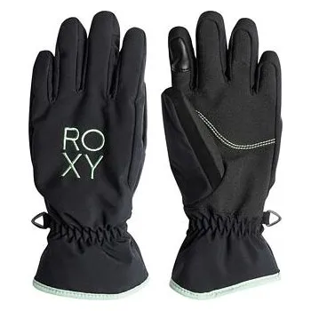 Rukavice Roxy dětské zimní rukavice Freshfield Girl Glov True Black | Černá | Velikost S