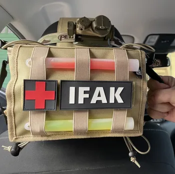 Povinná bezpečnostní výbava IFAK BEXACAR KIT2 - taktické pouzdro do auta s náplní coyote hnědé