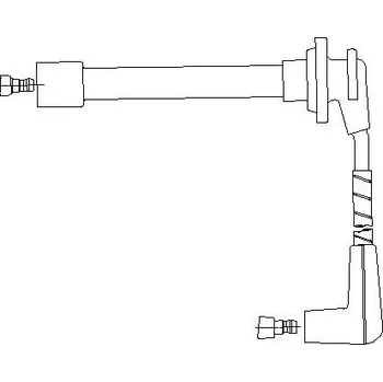 Zapalovací kabel zapalovací kabel, , BREMI, 3A64E63