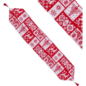 ubrus Běhoun na stůl s vánočním motivem 33x180 cm Figures – Casa Selección ID_1567754