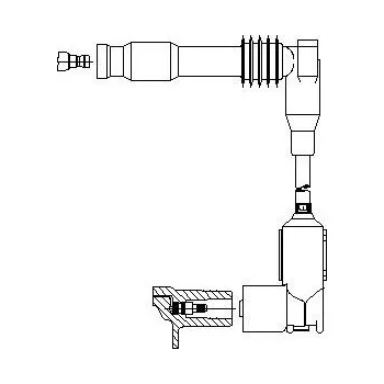 Zapalovací kabel zapalovací kabel, , 1282024, BREMI, 381M23