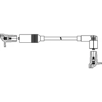 Zapalovací kabel zapalovací kabel, , BREMI, 115/40