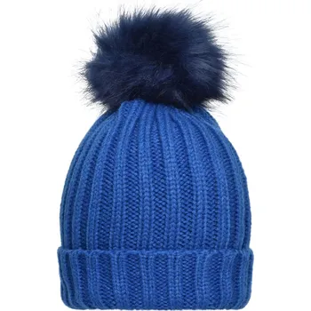 Čepice Daiber - čepice Čepice elegantní dámská Winter Beanie Barva: Modrá královská