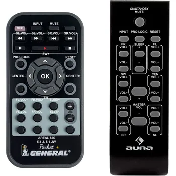 Dálkový ovladač AUNA 5.1-J, 5.1-JW - dálkový ovladač duplikát