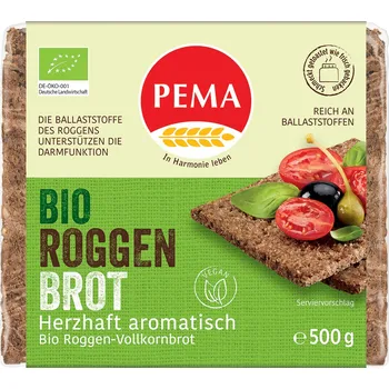 Trvanlivě pečivo Pema Žitný chléb BIO 500 g